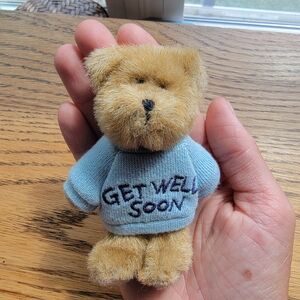 Tiny Get Well Soon Boyd's bear Stuffed Animal with sweater